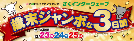 佐久インターウェーブ 大創業祭＆大抽選会！2011/11/29（土）・30（日）
